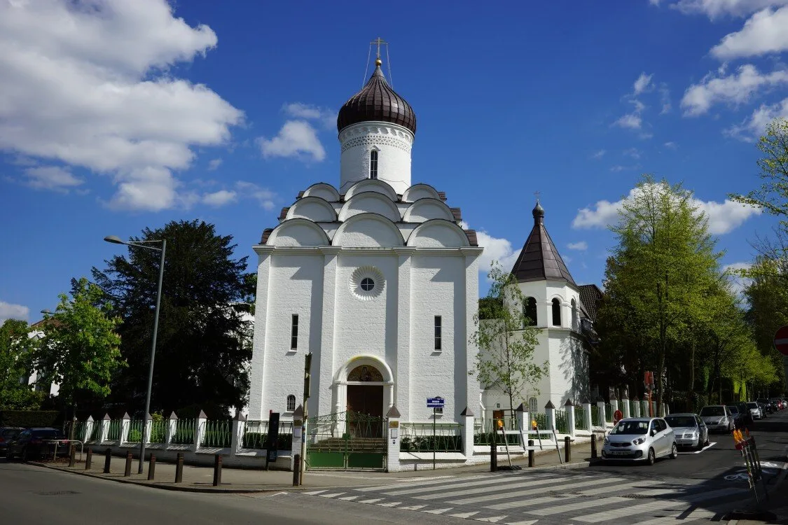 1 октября 1950 г. в Брюсселе (Бельгия) состоялось освящение  храма-памятника святого пр...