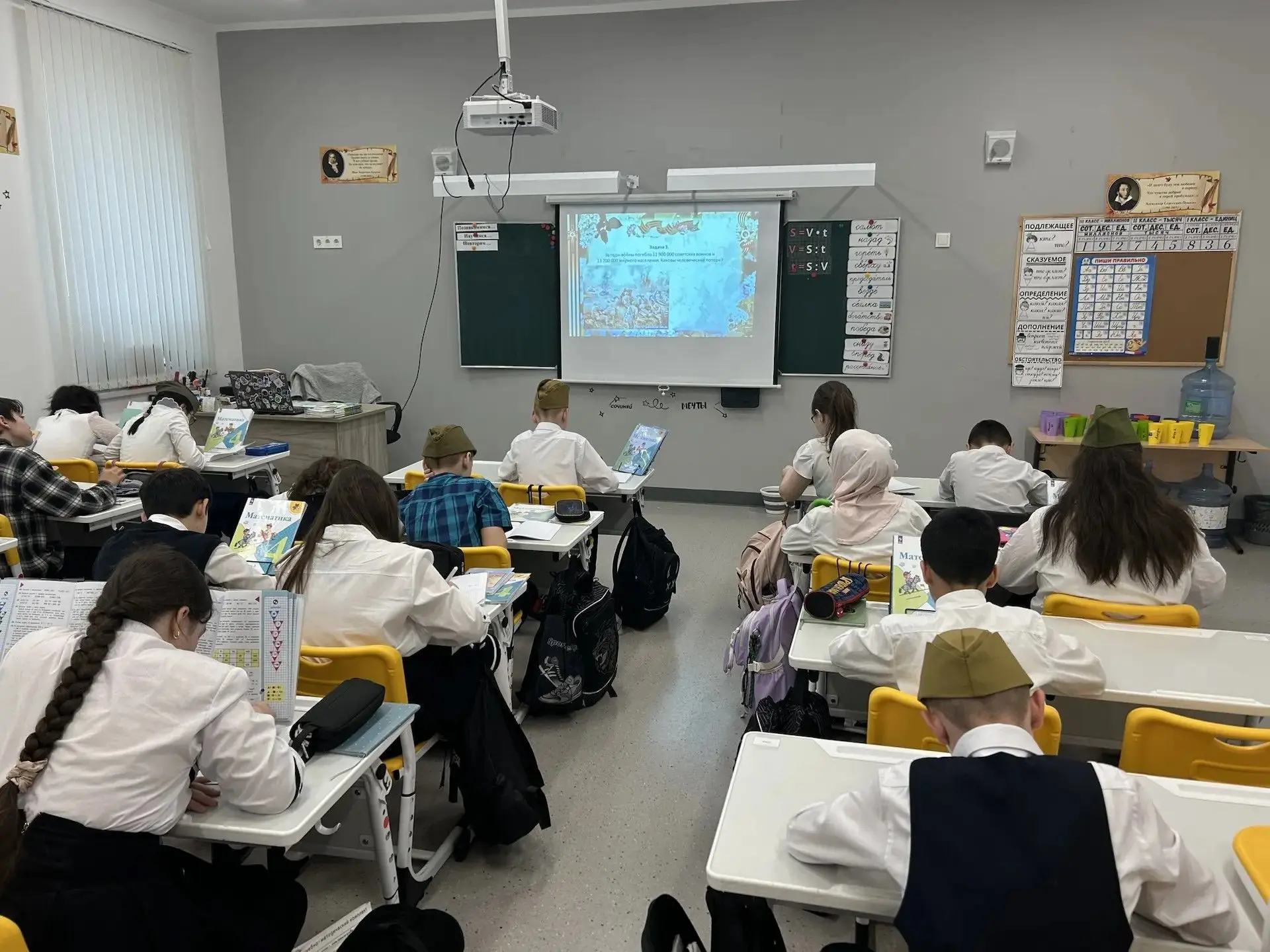 🌟 Неделя памяти: 4 «У» вспоминает Великую Победу 🌟  На прошлой неделе ученики 4 «У» класса погрузили