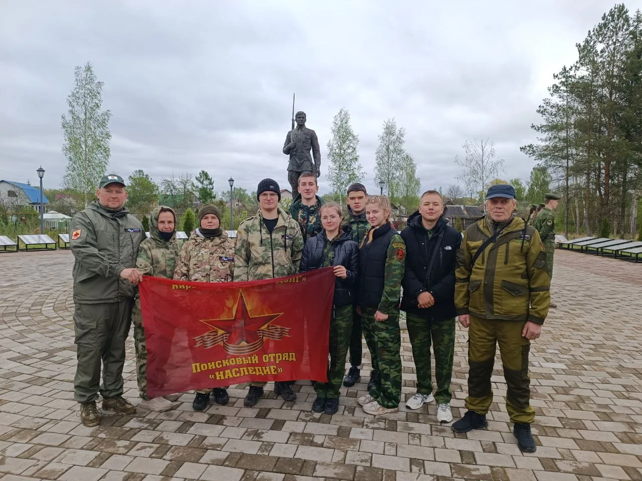 Участники отряда  "Наследие" вернулись с Юбилейной Вахты Памяти.