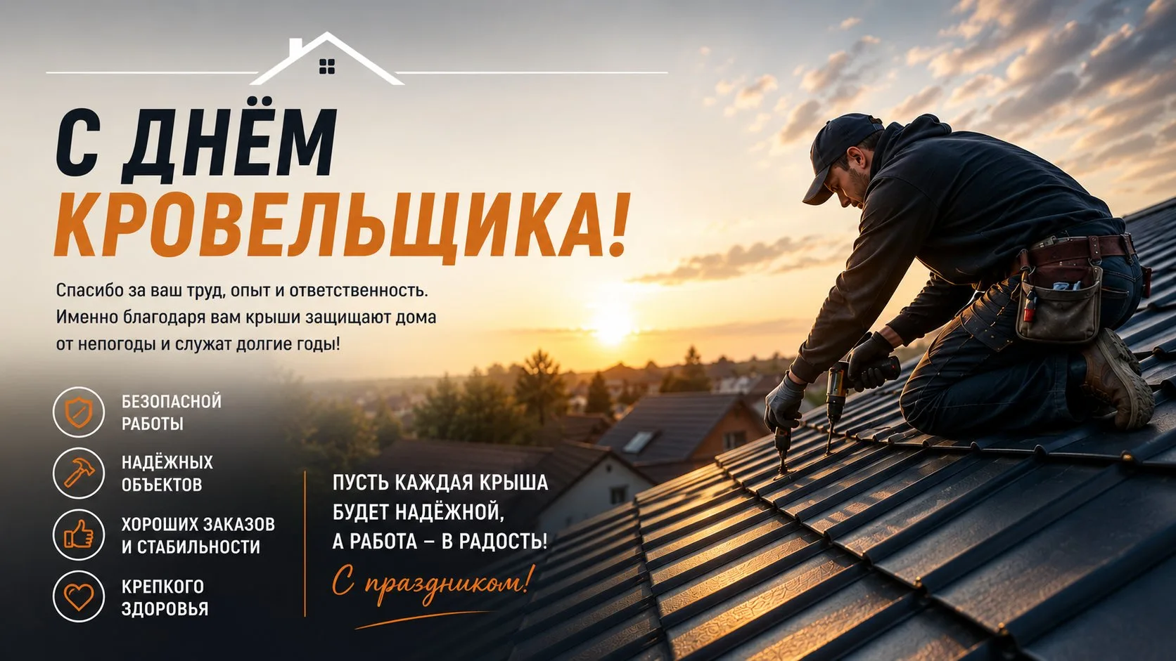 🏗 С Днём кровельщика!