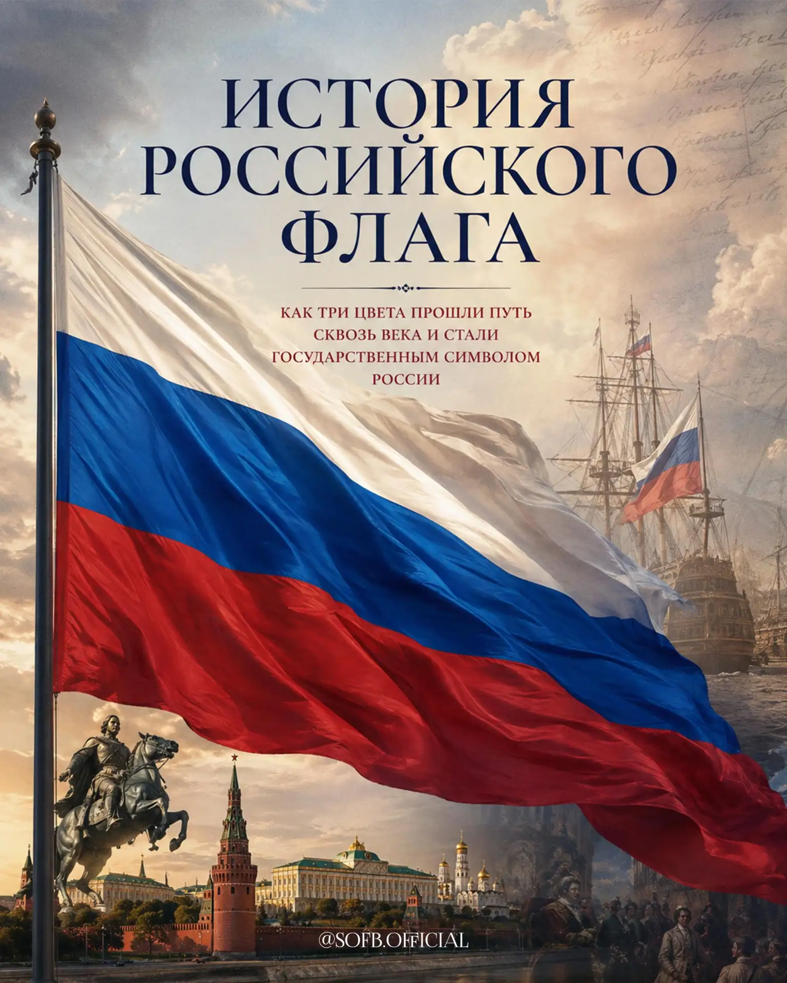 🇷🇺 ФЛАГ, КОТОРЫЙ ПРОШЁЛ СКВОЗЬ ВЕКА