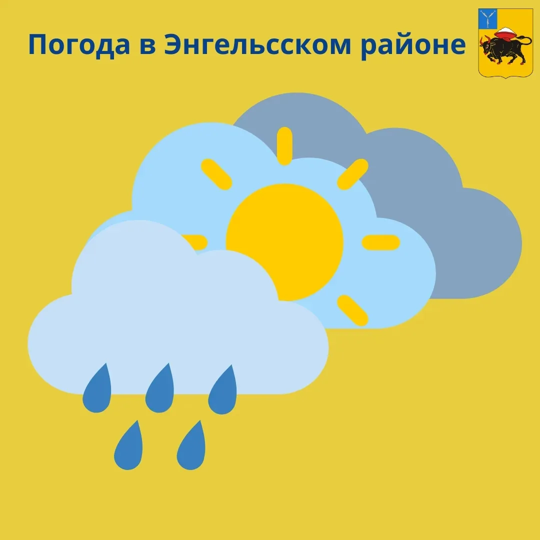 Жителям Энгельса обещают прохладу и дождь

🌡️Утром столбик термометра покажет  +18°, днем +22°. 

�