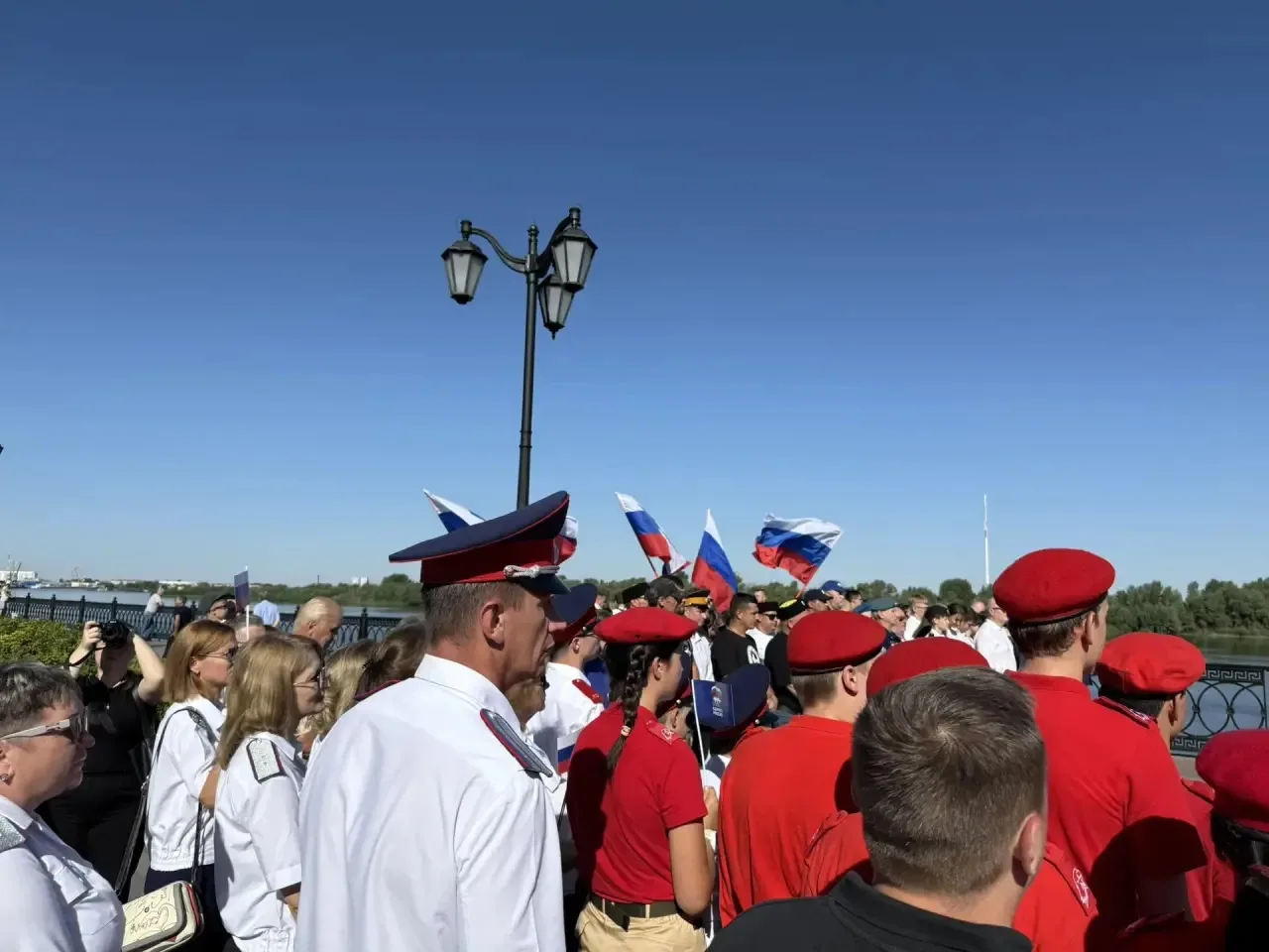 ⚡️Приняли участие в патриотическом митинге ко Дню Государственного флага России
