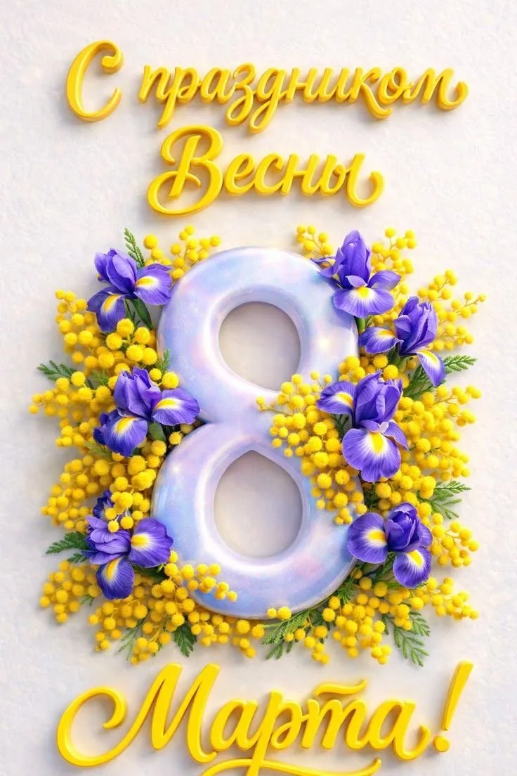 Дорогие женщины! Поздравляем вас с Международным женским днем. Это день уважения к ваше...