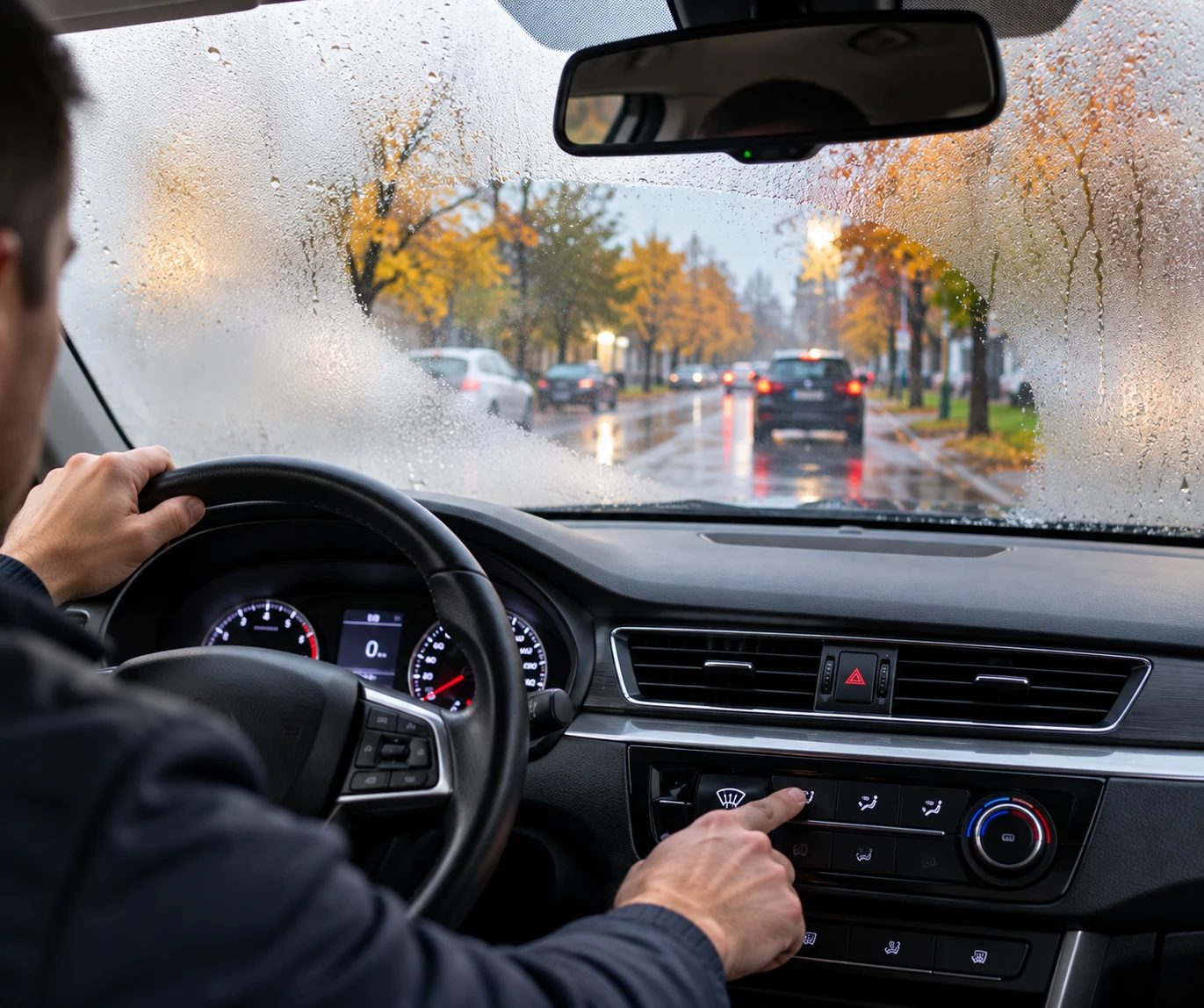 🌧️ Почему осенью запотевают окна в автомобиле?