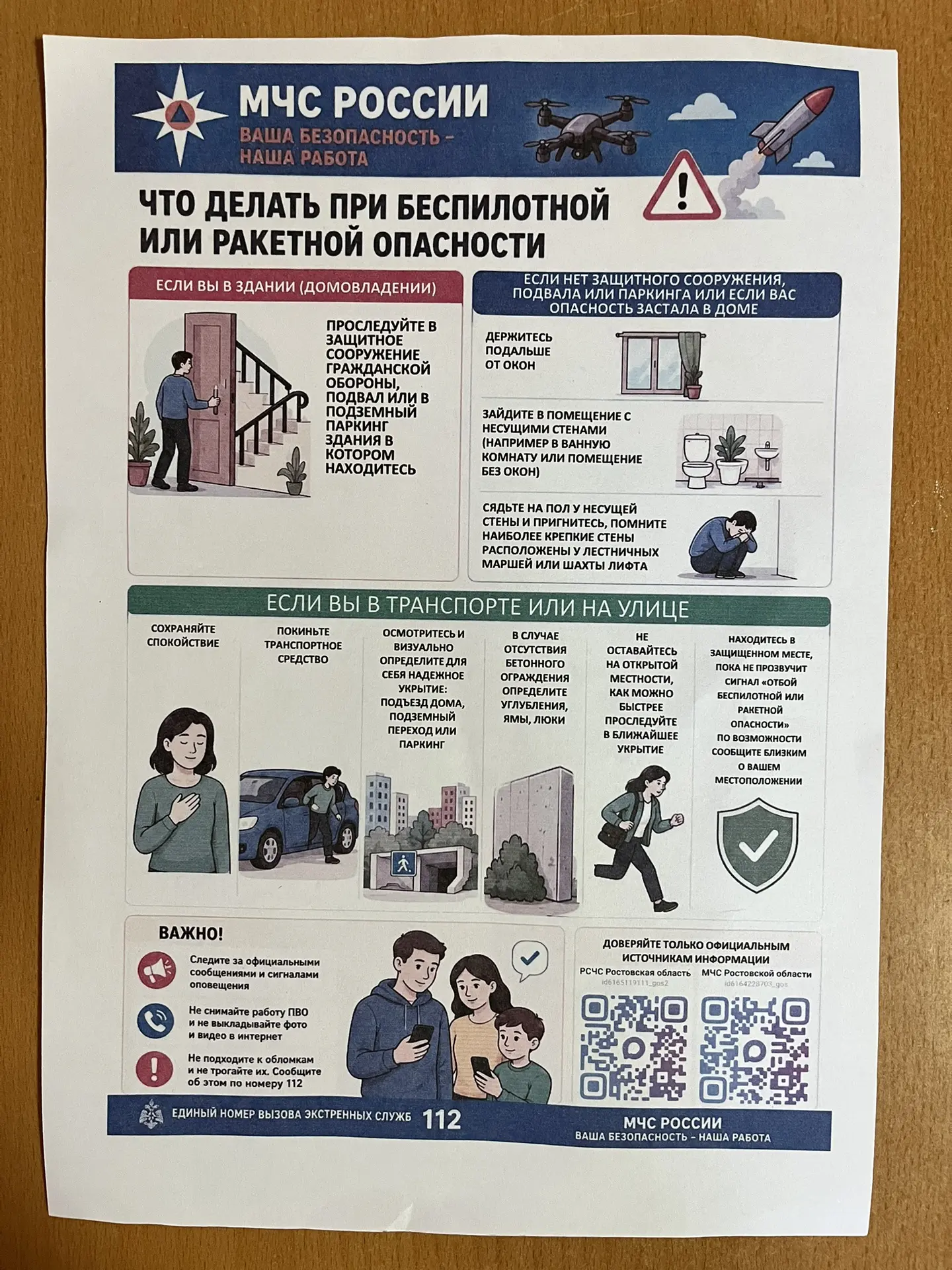 🚨 МКУ "Отдел по делам ГОиЧС" Пролетарского района информирует!