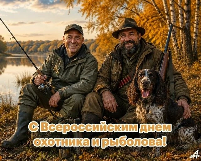 День охотника и рыболова отмечаем сегодня