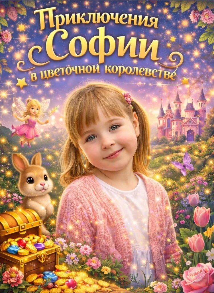 Персональные сказки-книги вашим ребёнком в главной роли