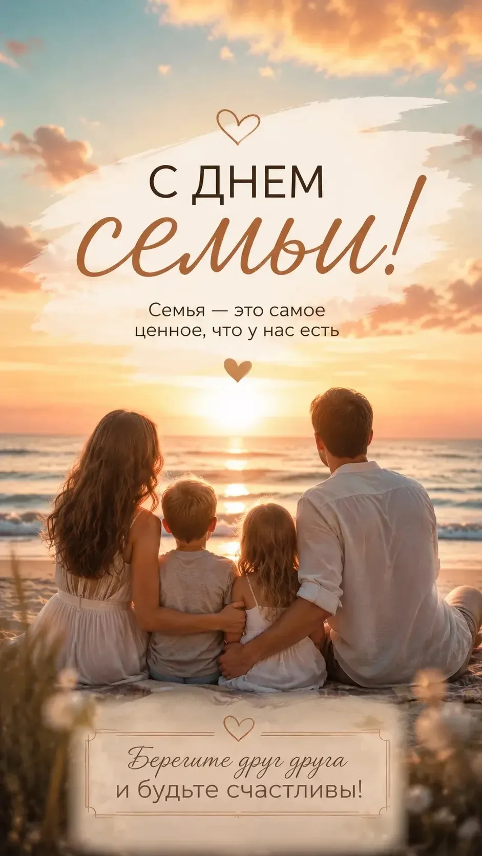 С Днём семьи! ❤️

Пусть все дороги ведут к близким, а каждое путешествие становится семейной историе