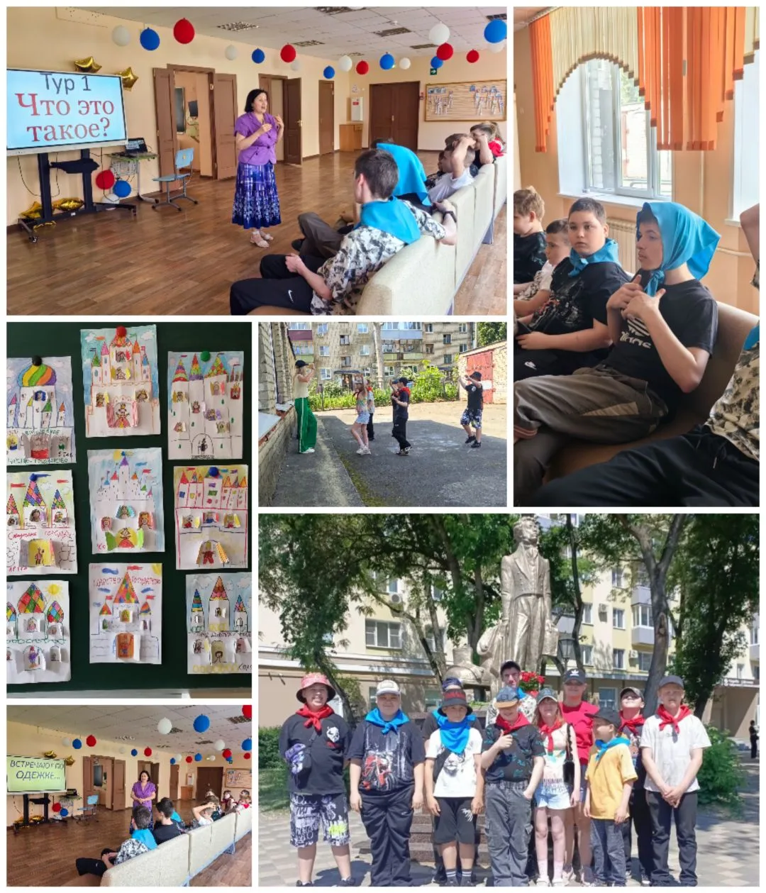 #Школа32Липецк
✨ Сегодня мы продолжили путешествие в мир А. С. Пушкина и даже сходили к его памятник