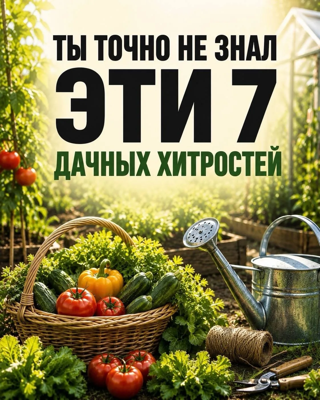 👌Вы точно не знали эти 7 дачных хитростей
#лайфхаки #огород

Ставьте 👍, если пост полезен

Дачные 