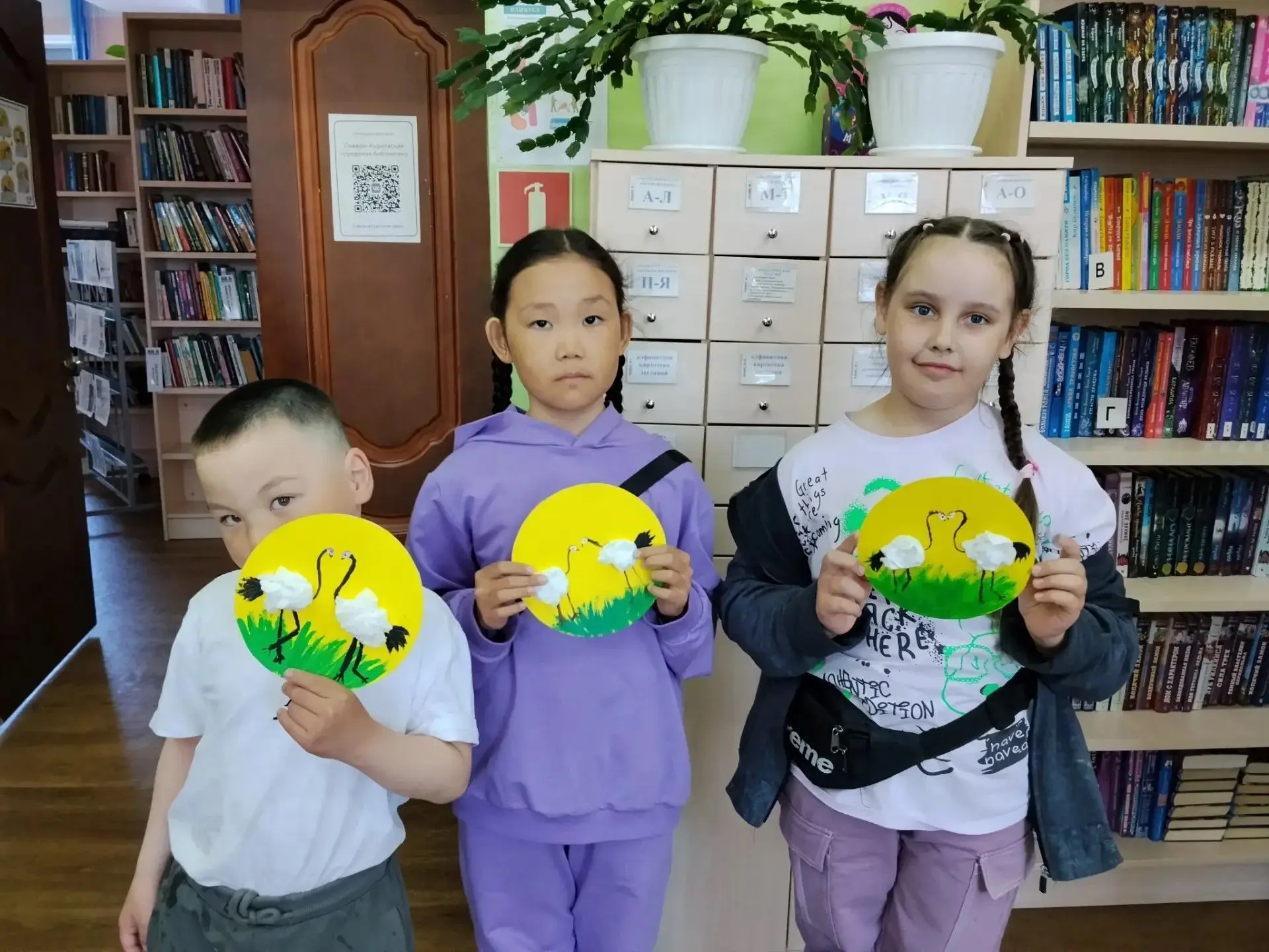 ✨ В библиотеке прошёл час мастерства «Журавли»! ✨
                                                  