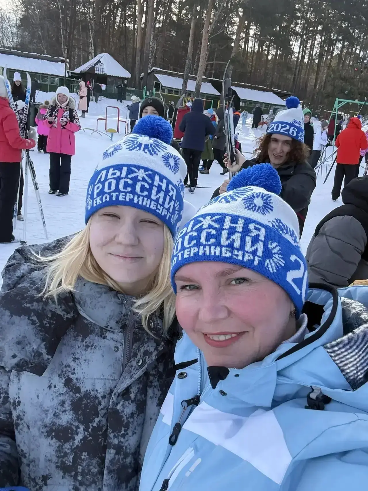 ⛷️Наши на «Лыжне России - 2026»!  Под руководством нашего директора Оксаны Вячеславны Левкиной и ком