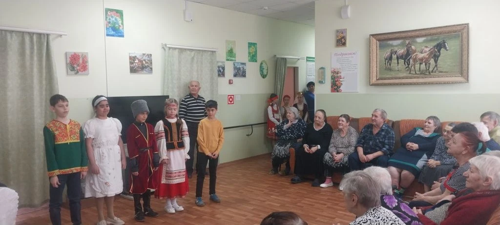 В рамках года единства народов России, с концертной программой «В единстве сила», наш дом-интернат п