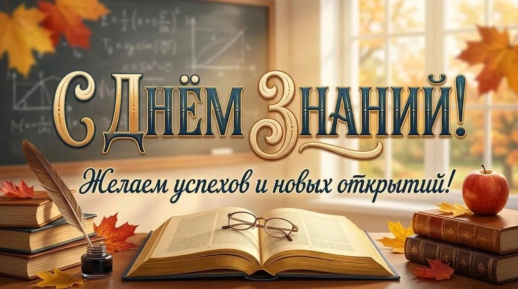 С Днём знаний, дорогие читатели! 📚