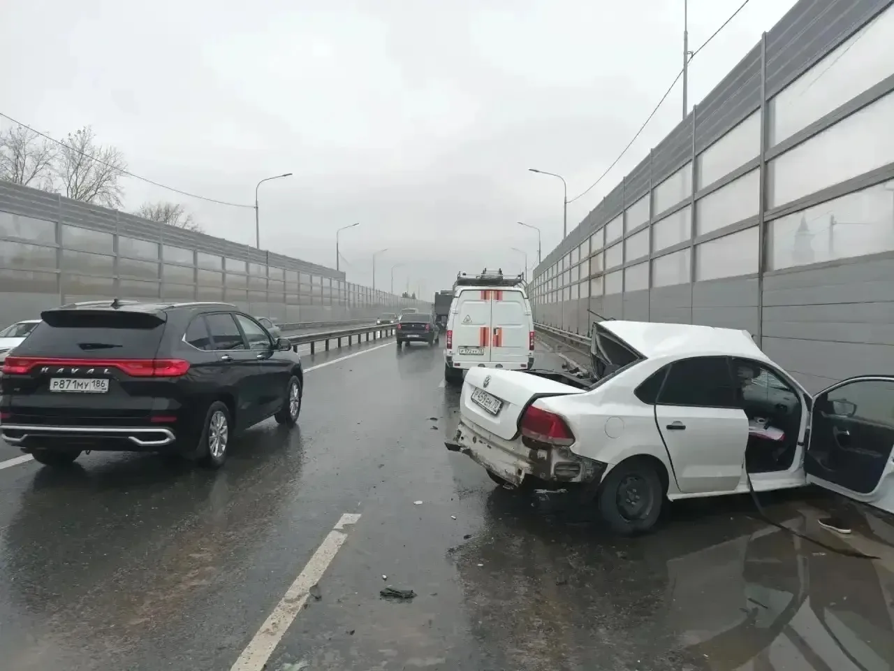 Трагедия на трассе Тюмень — Омск: в ДТП погиб водитель.