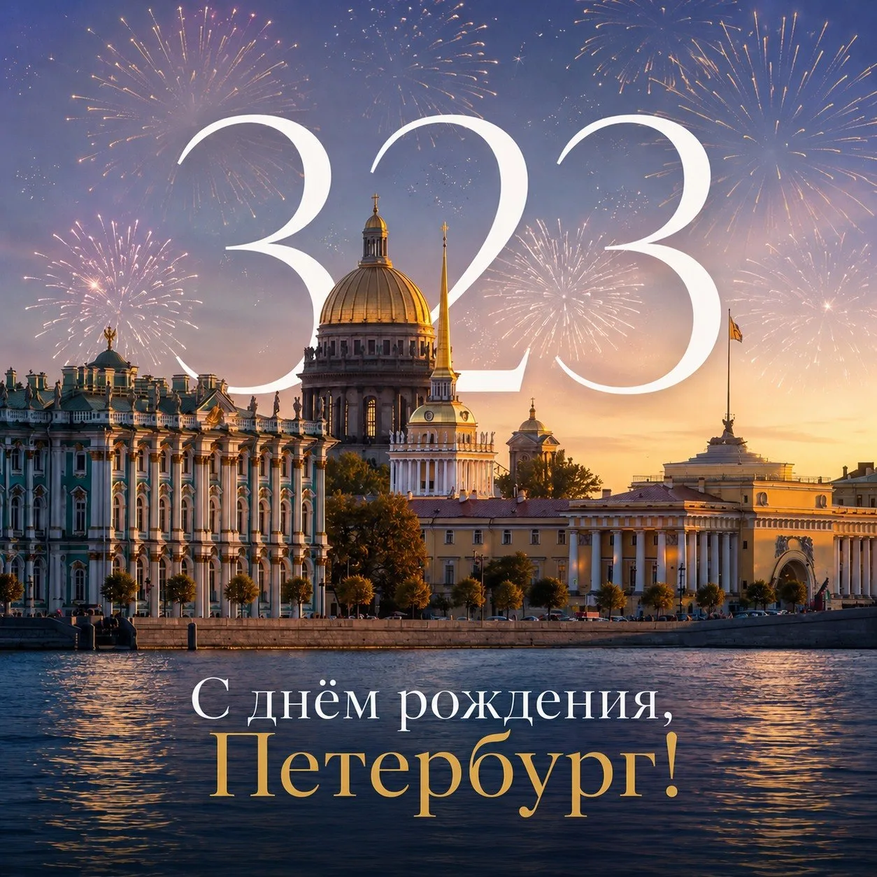 С днём рождения, Петербург!