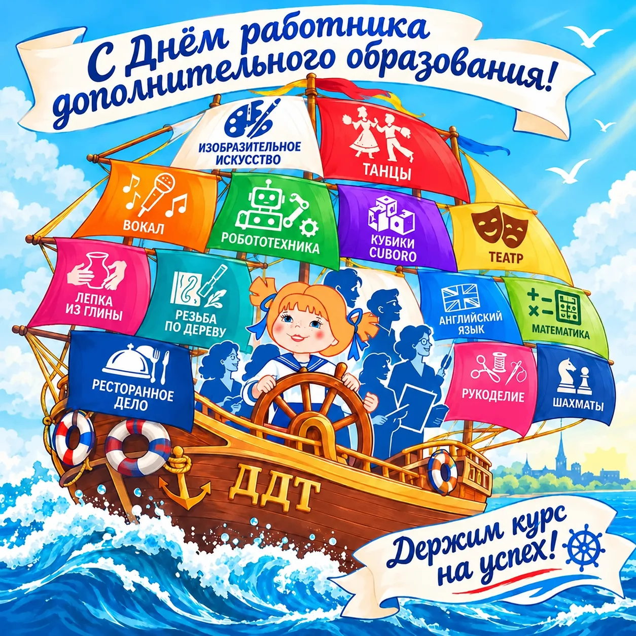 Сегодня День работника дополнительного образования. Поздравляем наших дорогих педагогов!