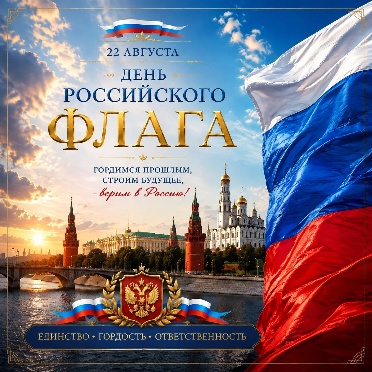 🇷🇺 С Днём Государственного флага России!
