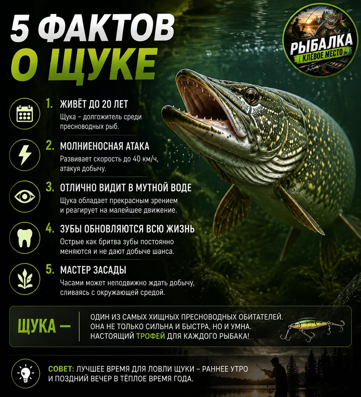 Изображение 1 к публикации «Рыбалка | Клёвое место 🎣»