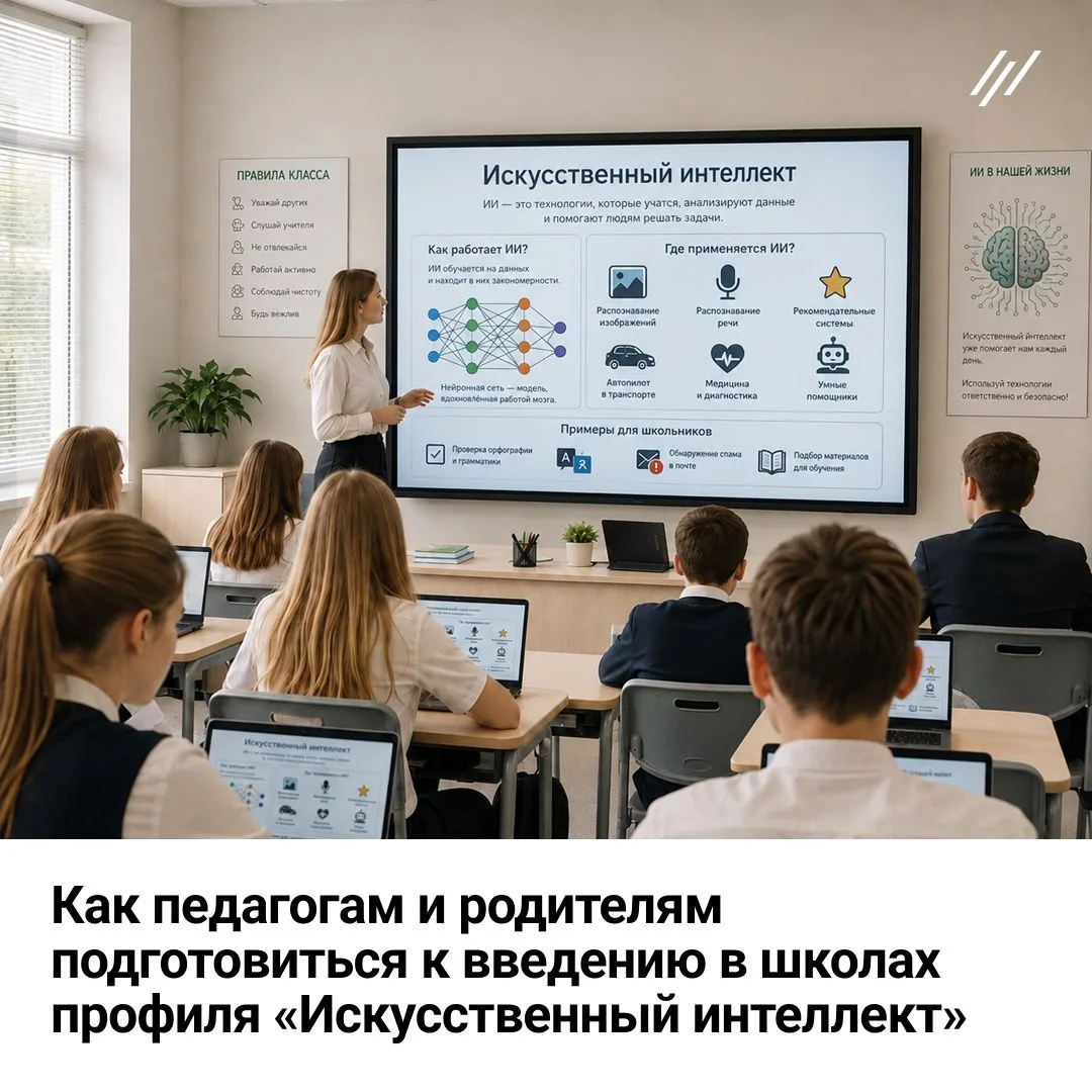 Как педагогам и родителям подготовиться к введению в школах профиля «Искусственный инте...