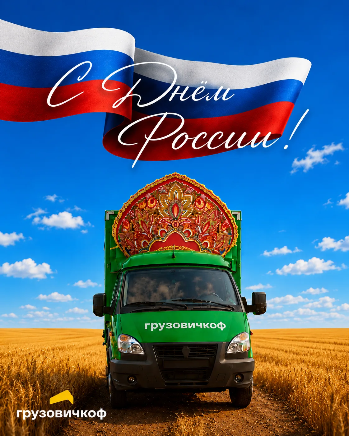 «Грузовичкоф» поздравляет с Днём России 🇷🇺