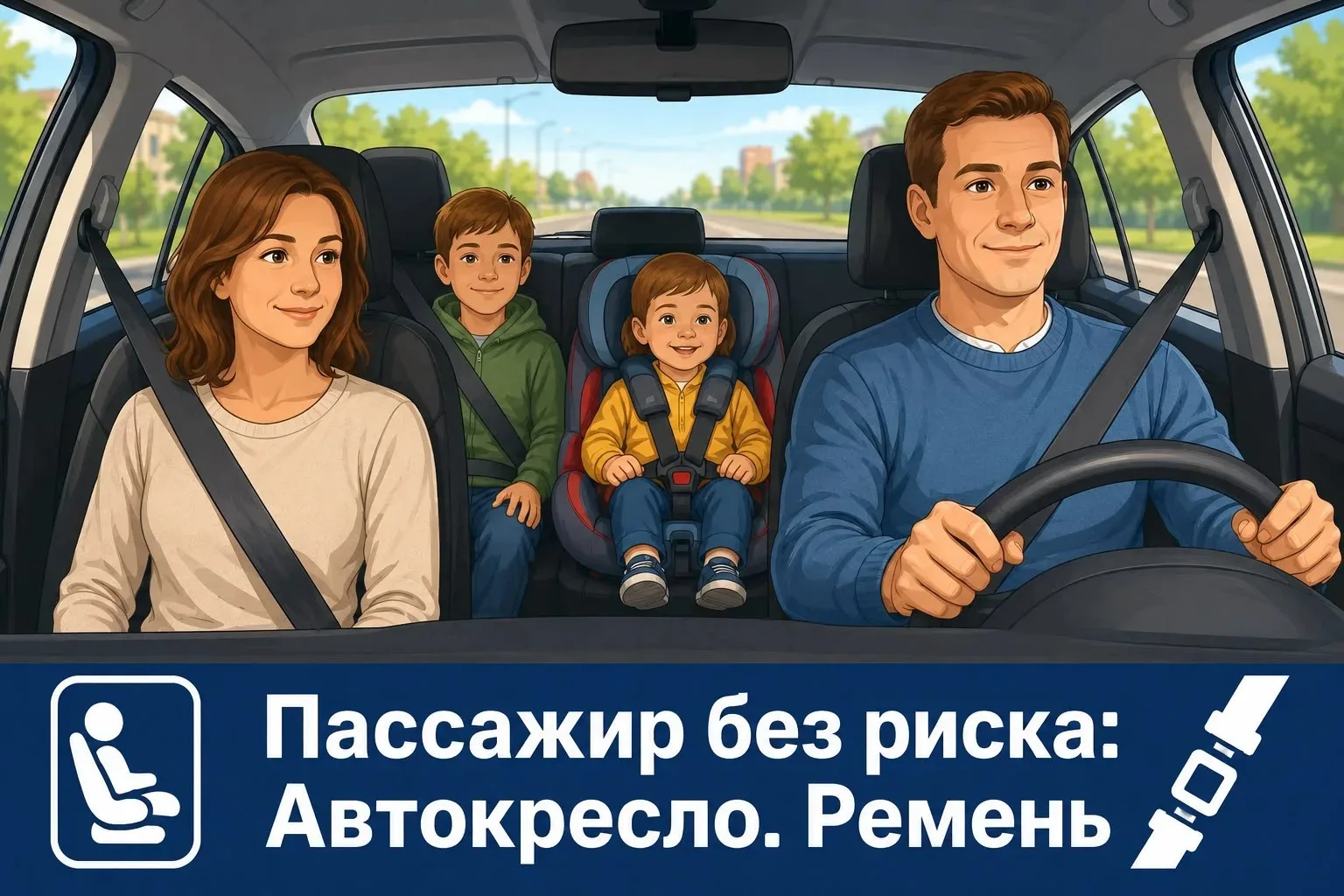 🚨В нашем детском саду была организована акция «Пристегнись сам – пристегни ребёнка!» с целью привле