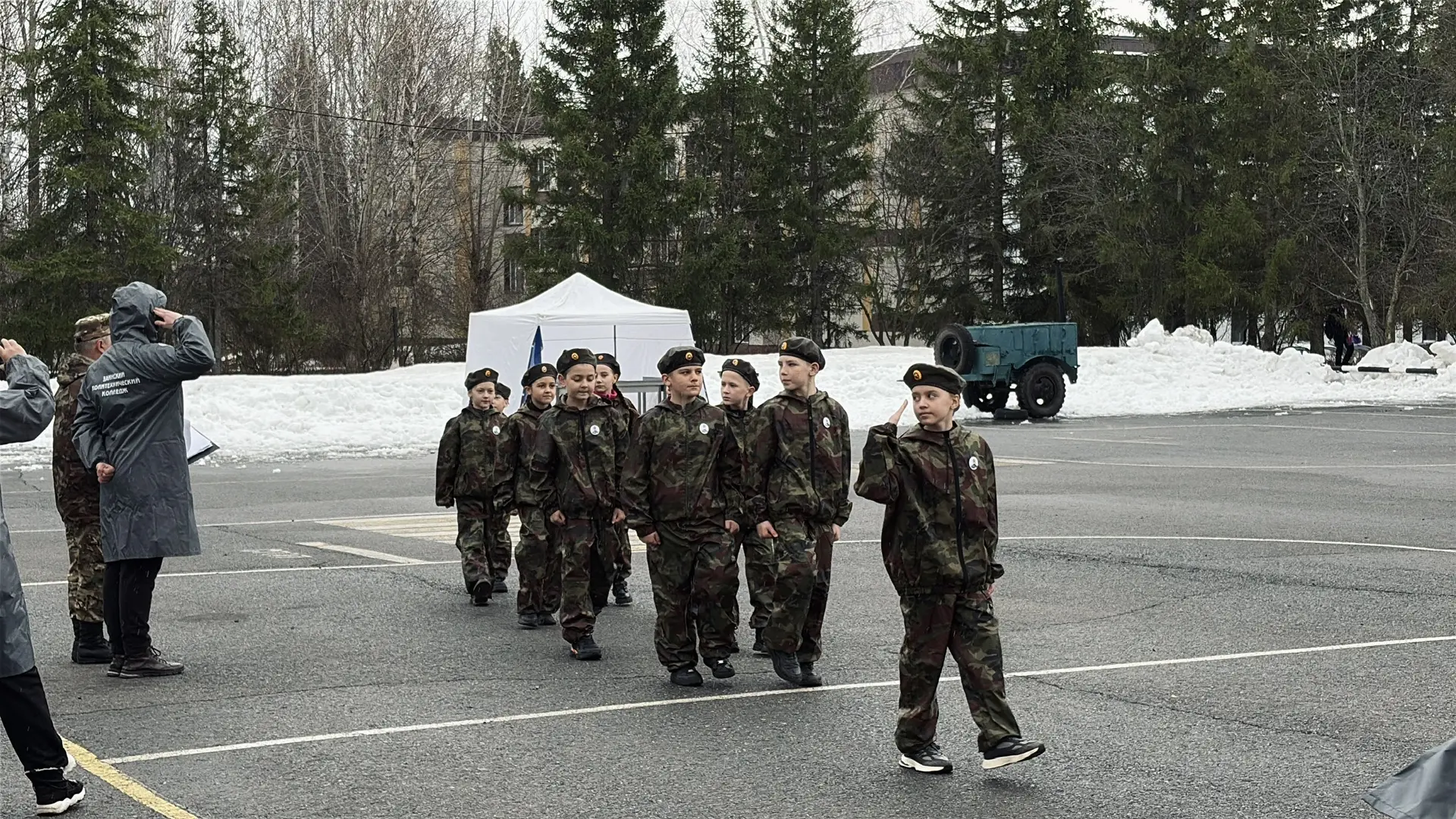 Сегодня состоялся муниципальный этап военно-патриотического конкурса «Зарница 2.0» для младшей групп