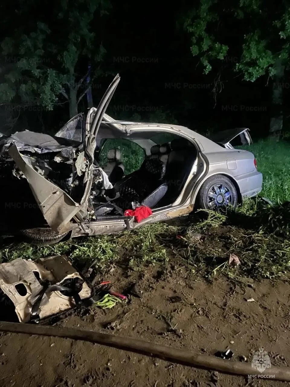 ⚡️Смертельное ДТП произошло ночью в Киржачском районе возле деревни Храпки.  По предварительным данн