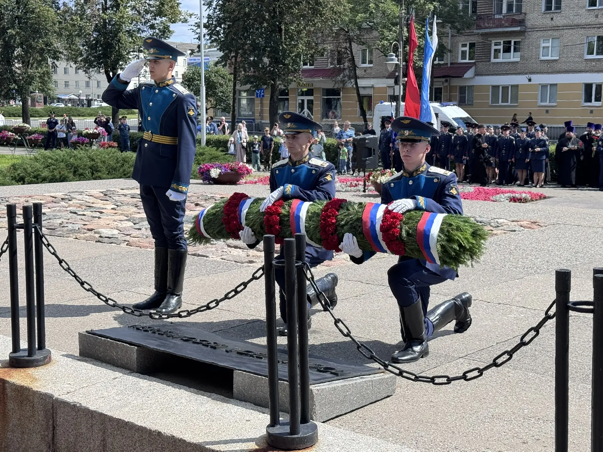 В Пскове представители ведомства приняли участие в памятных мероприятиях, посвященных 82-летию освоб