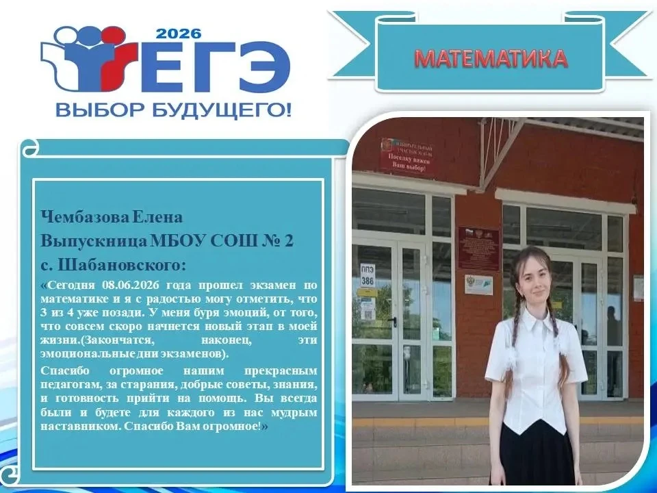 Позади - второй главный экзамен - ЕГЭ по математике. Своими впечатлениями поделилсь вып...