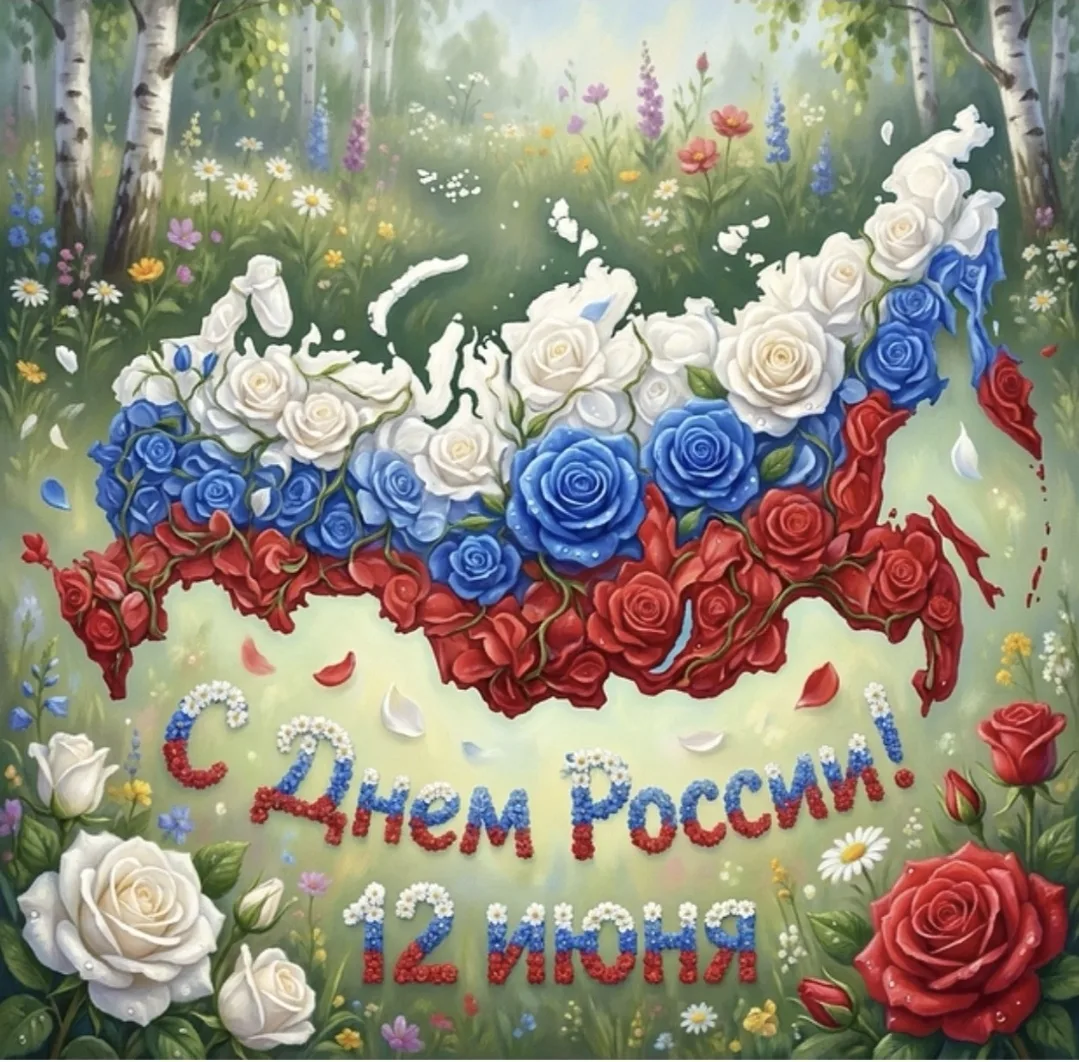 С Днем России, друзья! С Днем великой державы! Желаем, чтобы Вы всегда были полны сил, энергии и жел