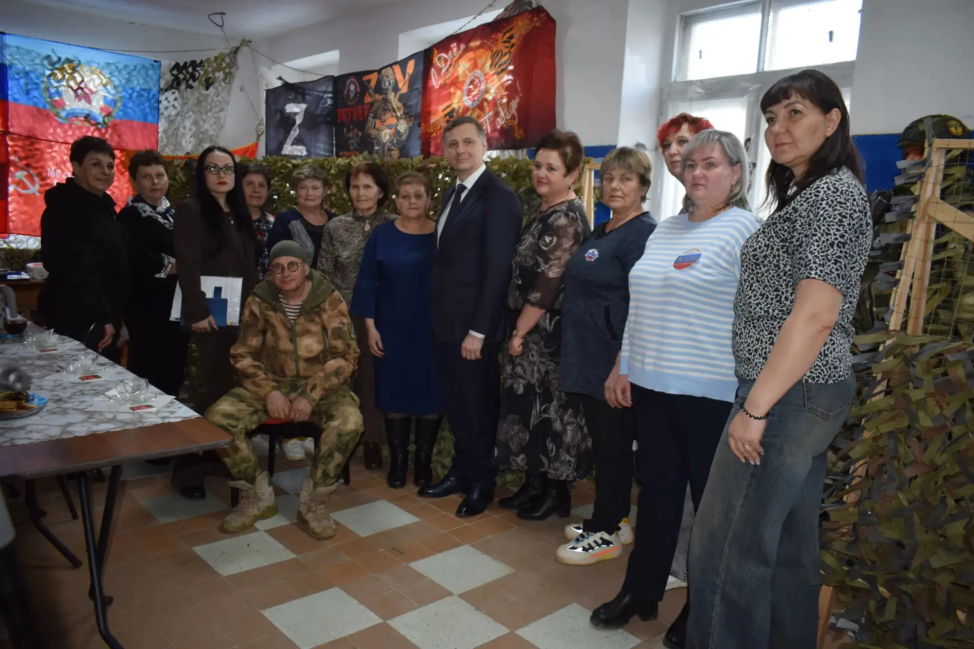 16 марта участники волонтерской группы «Мы СВОих не бросаем» принимали у себя в гостях почетных гост
