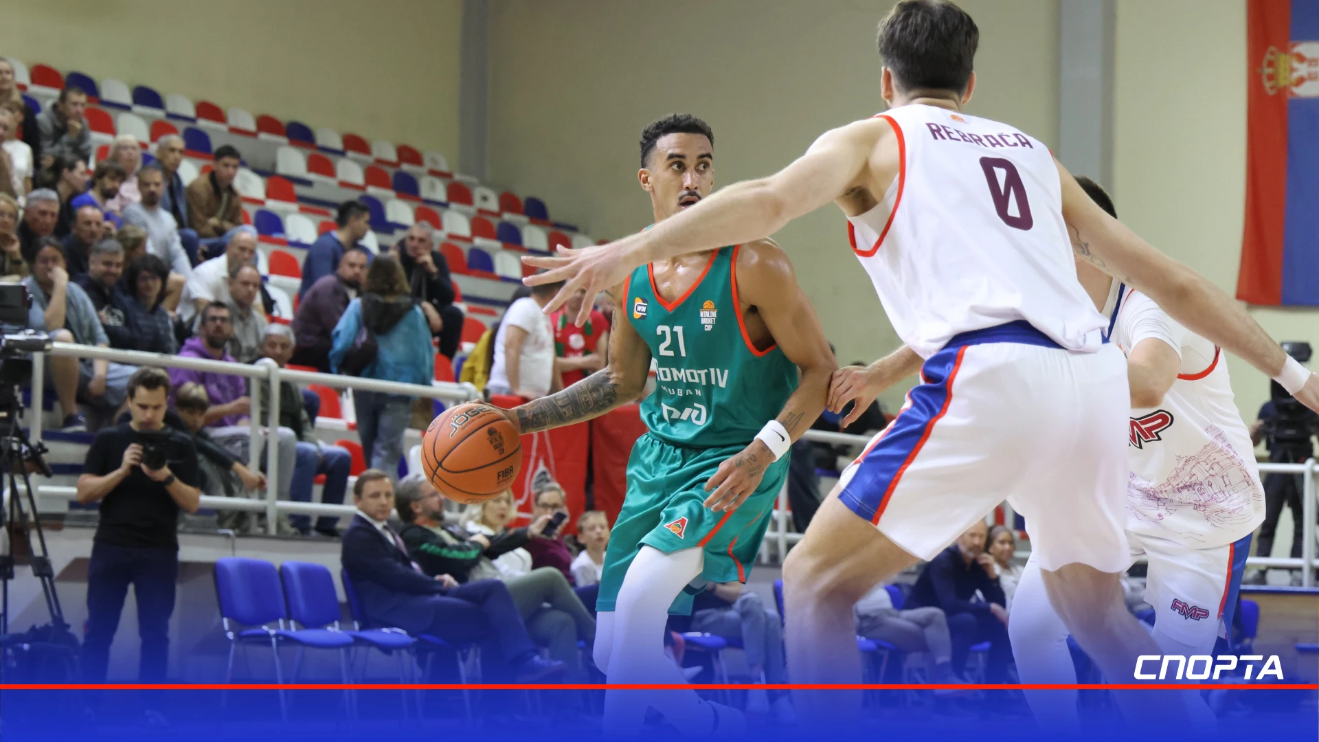 «Локомотив-Кубань» обыграл ФМП в Белграде благодаря 29 очкам Куинна — 90:76