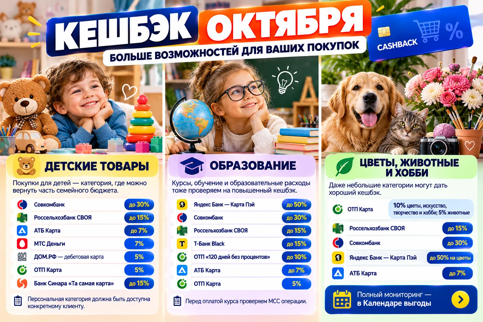 👶 КЕШБЭК ОКТЯБРЯ: ДЕТСКИЕ ТОВАРЫ
