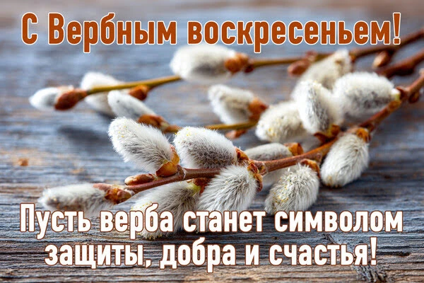 С Вербным воскресеньем!