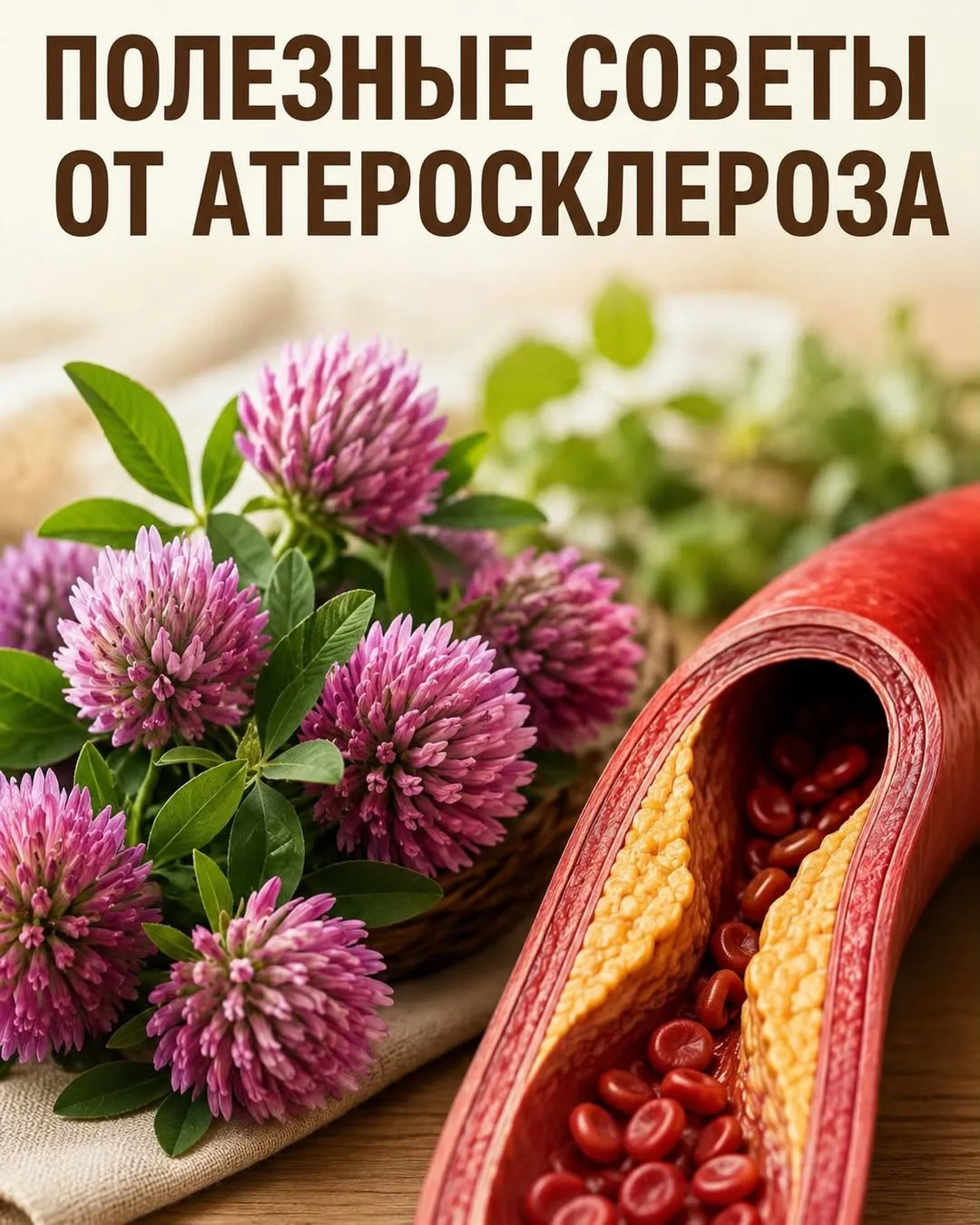 Красный клевер давно используют в народных рецептах для поддержки сосудов и ясности гол...