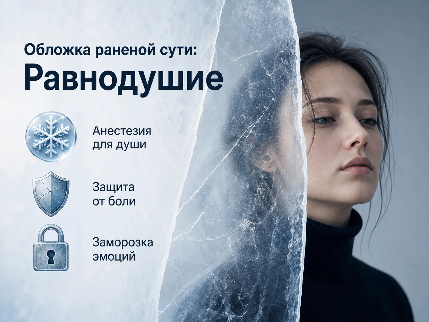 Обложка раненой сути: 7. Равнодушие - это анестезия для травмированной души