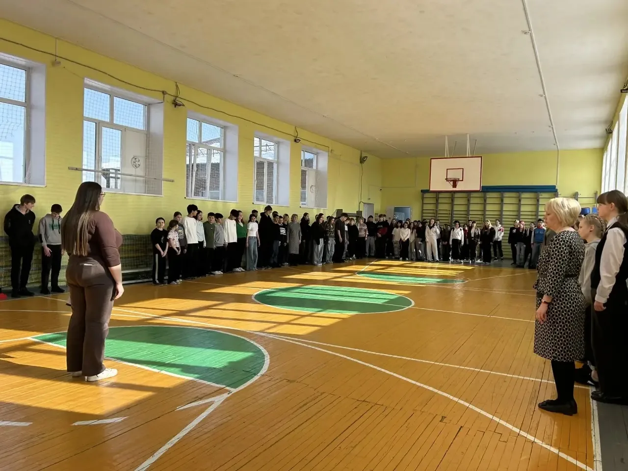 На прошлой неделе  в стенах нашей школы состоялся школьный этап Всероссийской военно-па...