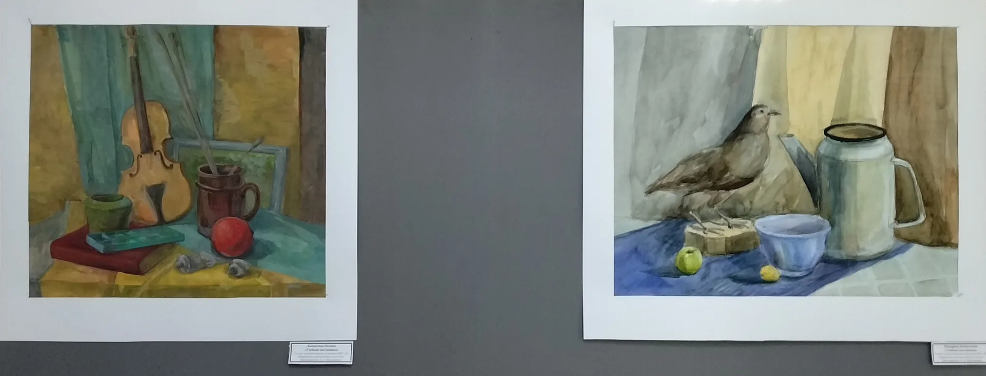 🎨Выставка учебных и творческих работ выпускников художественного отделения в рамках об...