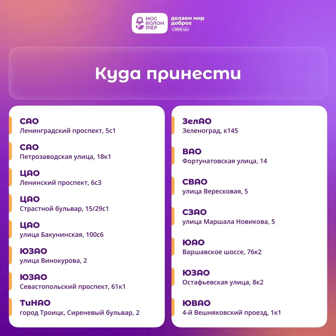 Давай поддержим жителей Дагестана ❤️  В центрах «Мосволонтёр» ежедневно идёт сбор гуманитарной помощ