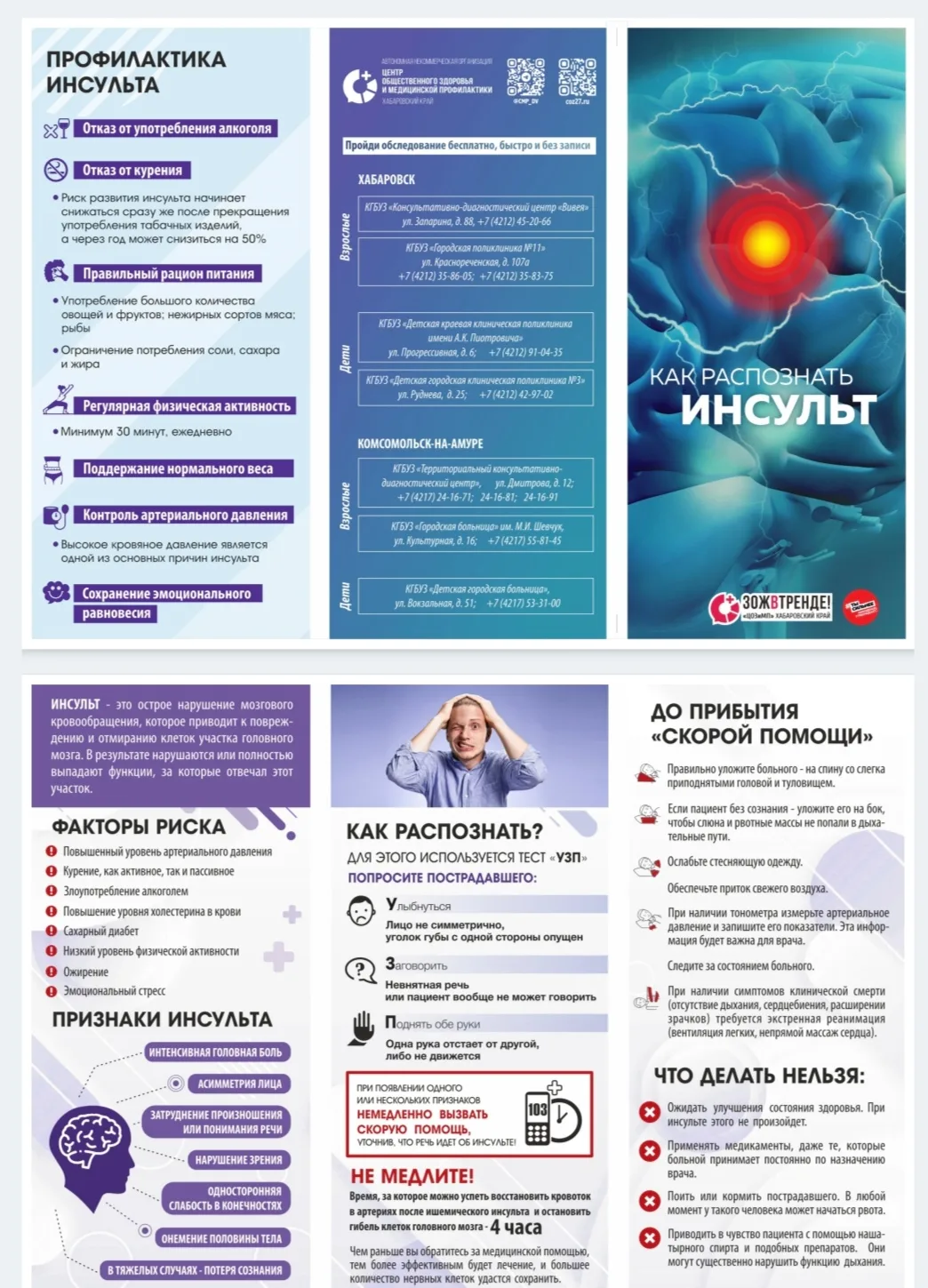 Инсульт: как распознать, помочь и предотвратить