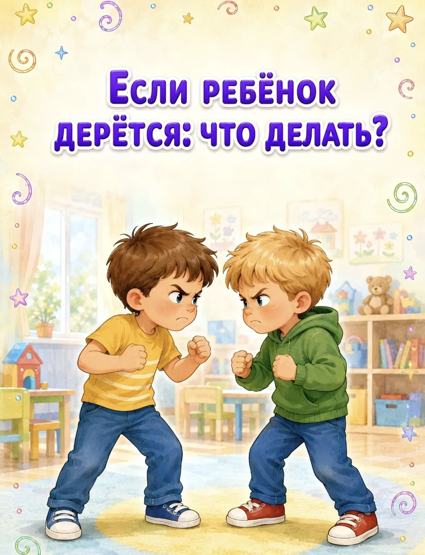 Если ребенок дерется.