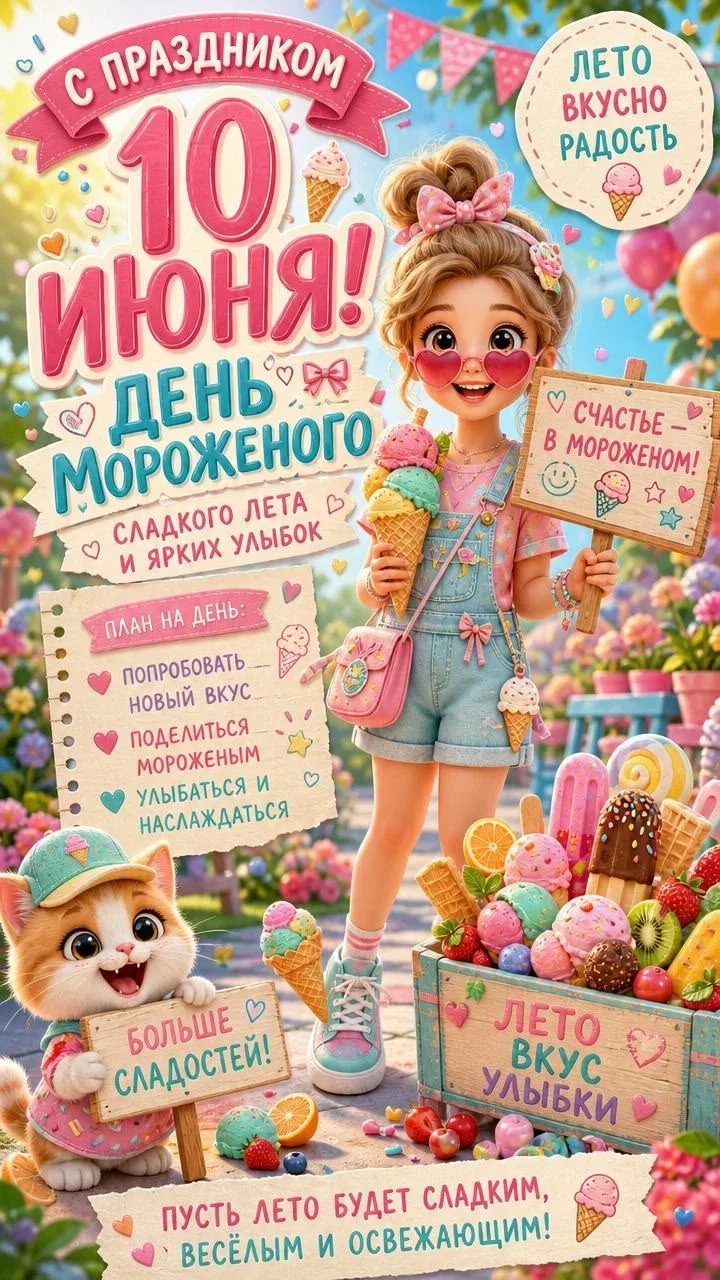Сегодня отмечаем день мороженого 🍦🍨