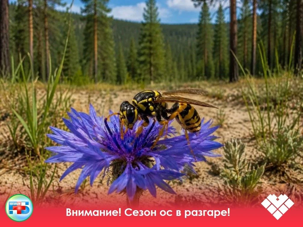 В минувшее воскресенье в Когалымскую городскую больницу обратилось 5 человек с укусами ос.