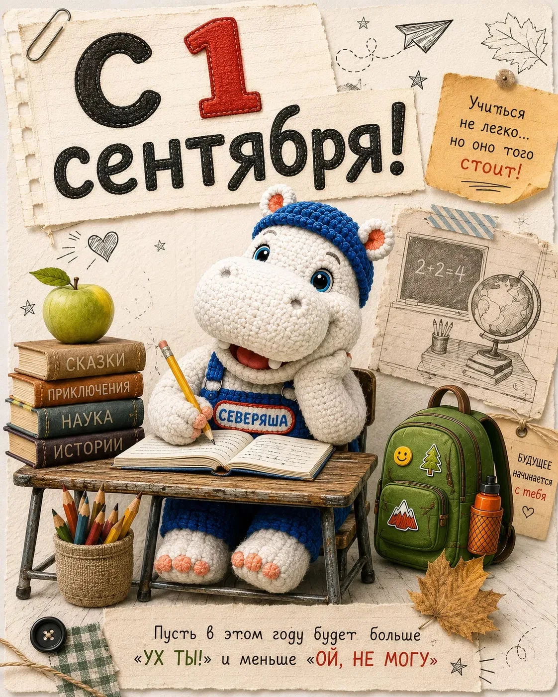 Пусть новый учебный год приносит только радость и открытия!