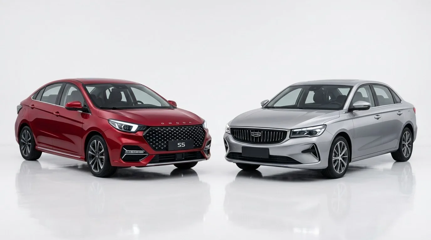 ⚡️ БИТВА ГОРОДСКИХ СЕДАНОВ: OMODA S5 vs GEELY EMGRAND

🔹 OMODA S5 — «Футуристичный стиль и технолог