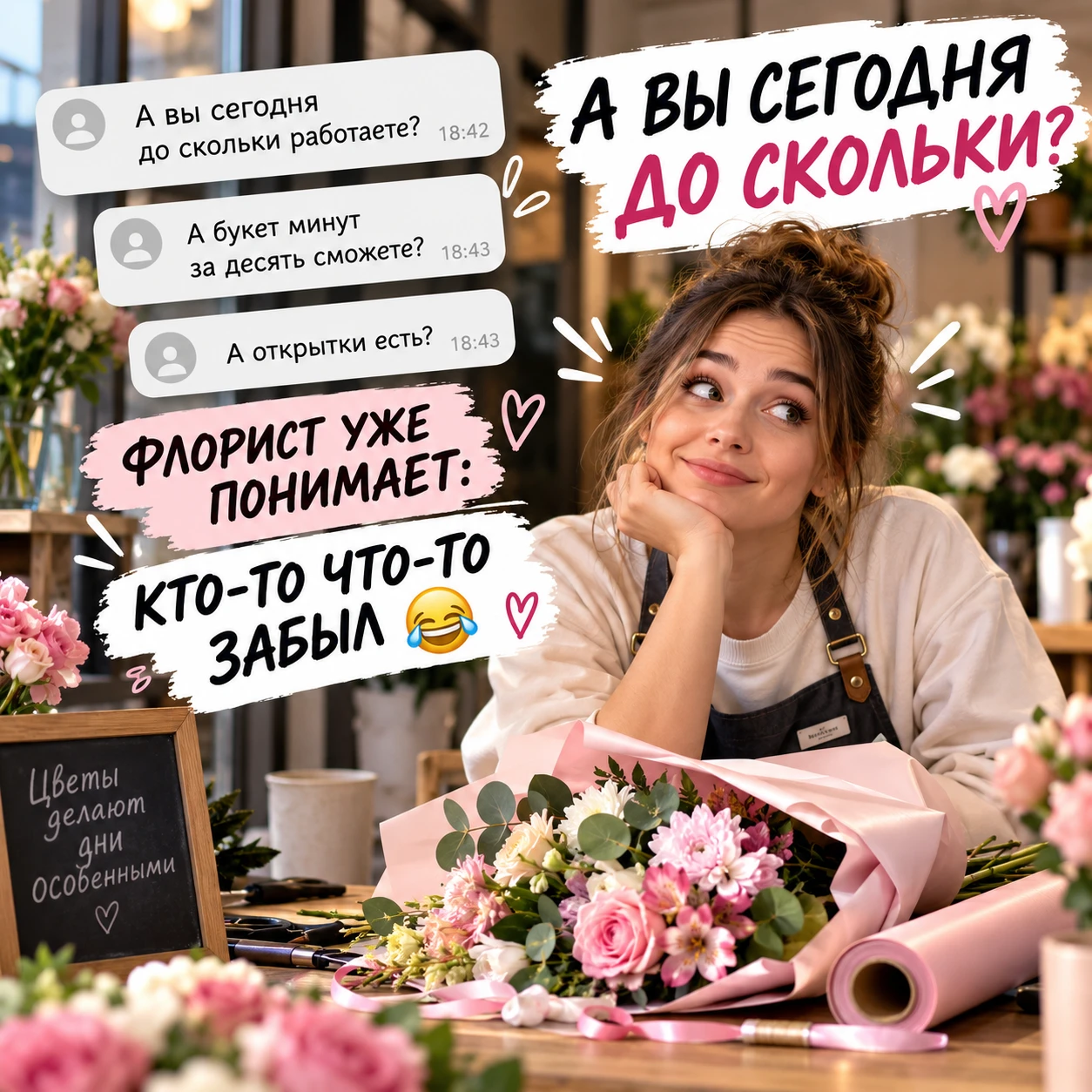 😄 ФЛОРИСТ УЖЕ ВСЁ ПОНЯЛ…