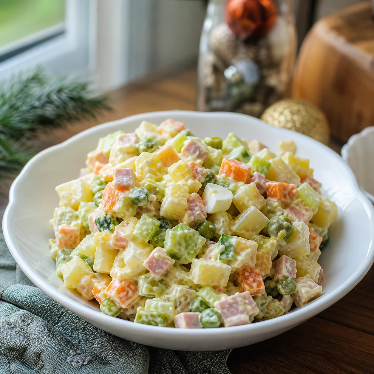 Оливье классический для тех, кто любит тот самый новогодний вкус