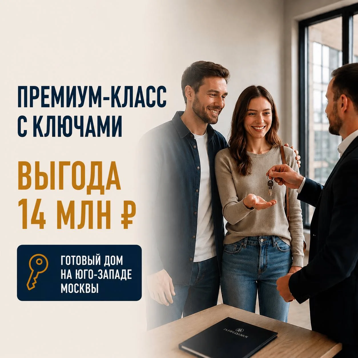 Премиум-класс на Юго-Западе с ключами и с выгодой от 9 млн⚡️